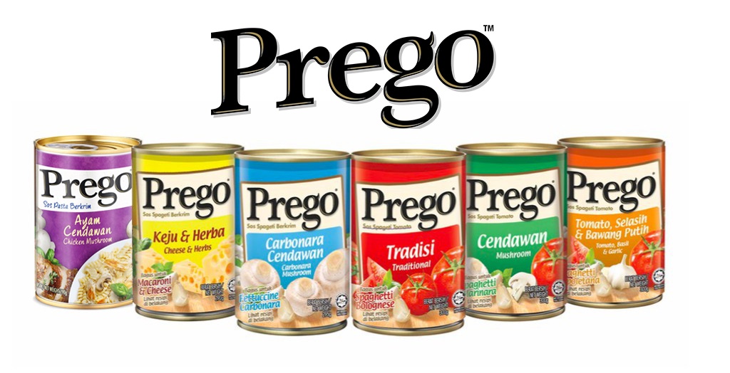 Prego Pasta Sauce (Can) - Cheese & Herbs/Mac & Cheese/Carbonara  Mushroom/Mushroom/Traditional (290g/295g/300g)