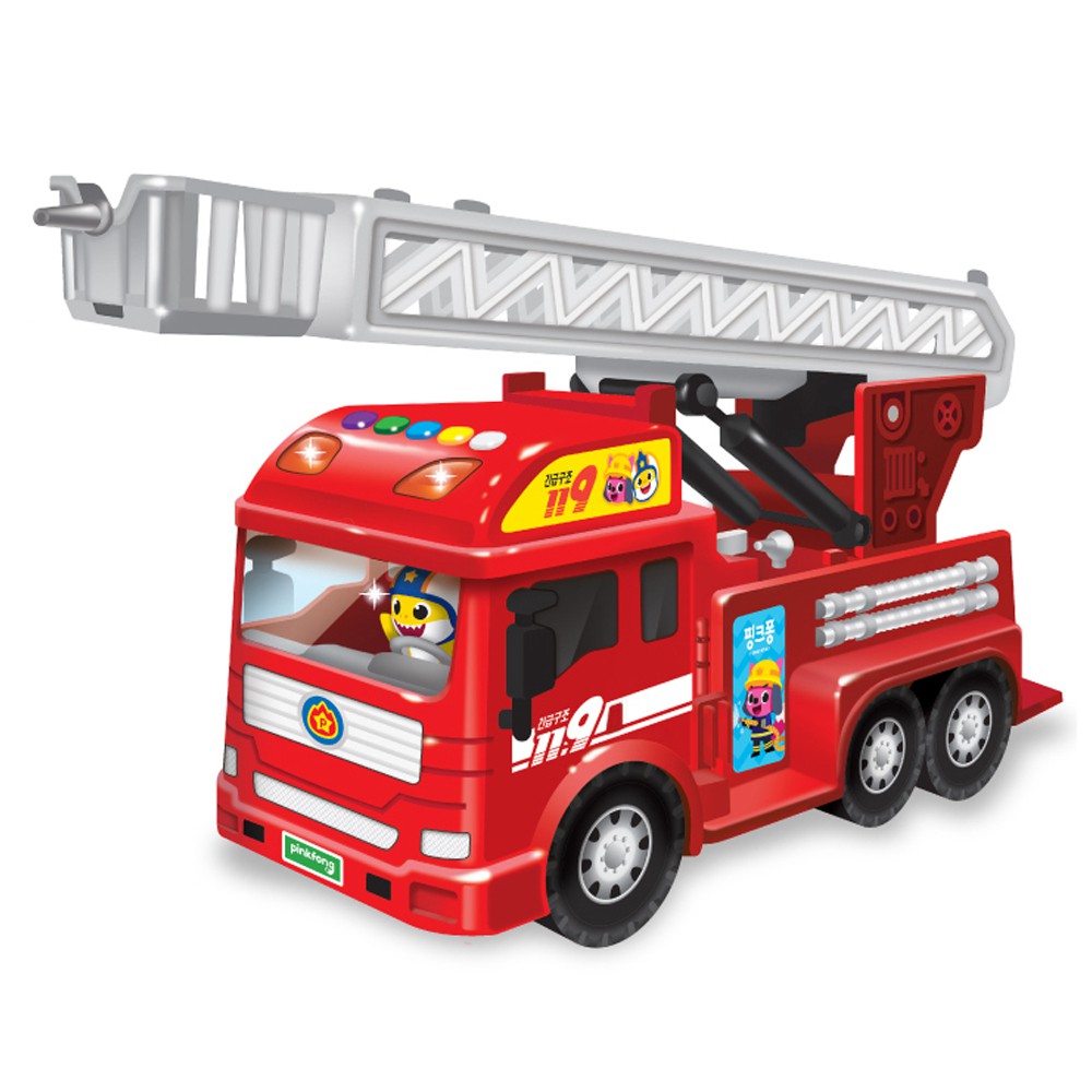 pink fire truck toy