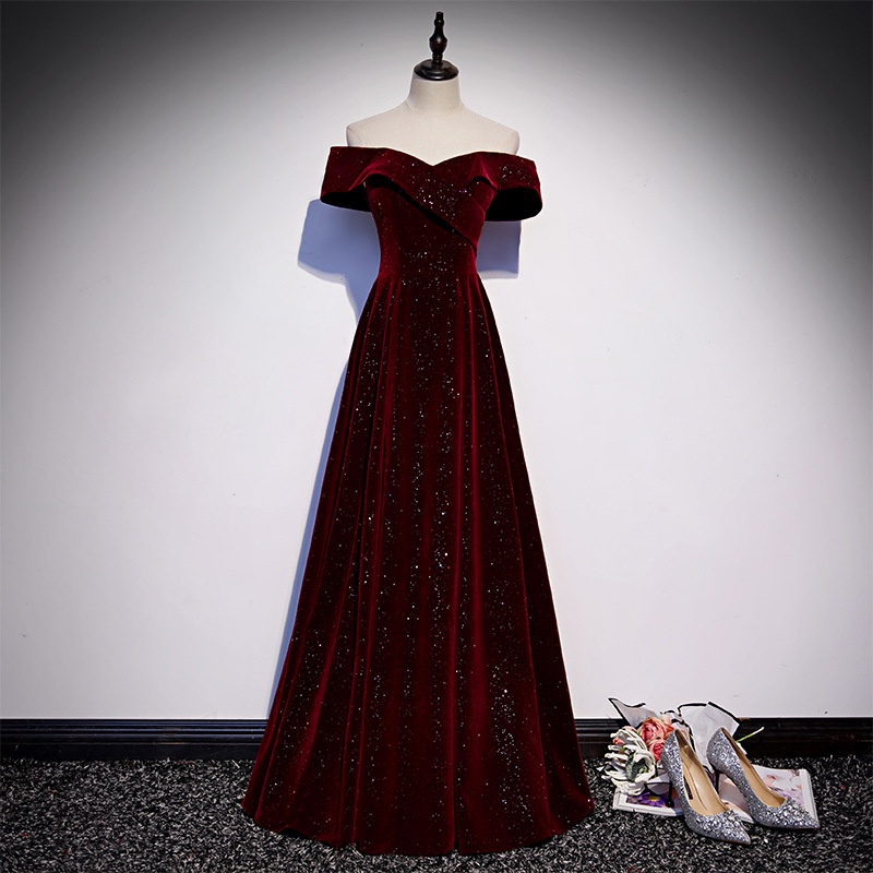 shopee evening dress Rosalia Islamic Evening Dress Navy Blue / 40 main image 0