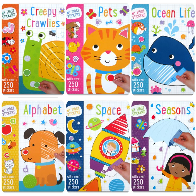 My First Stickers with Over 250 Stickers | Shopee Singapore