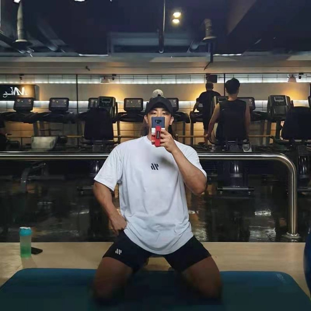 (Local) MP Tshirt Men Cotton Oversized Tshirt for Gym Sports Fitness Lounge Casual Home Wear Activewear