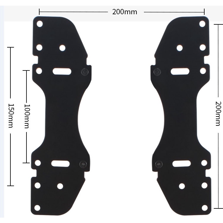 Steel VESA Extension Mount Adapter Brackets VESA Extender Monitor/TV