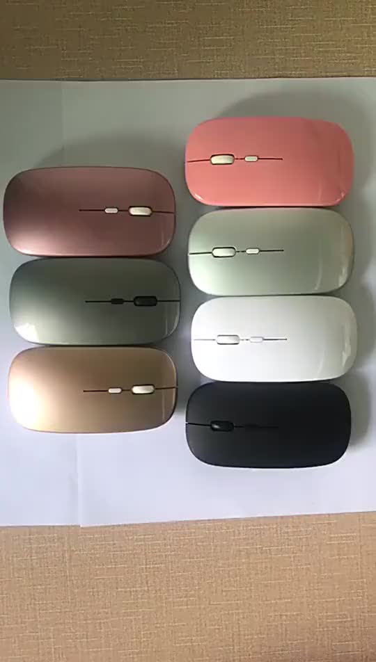 Wireless Bluetooth Mouse Optical Rechargeable Wireless Mouse Ultra-thin ...