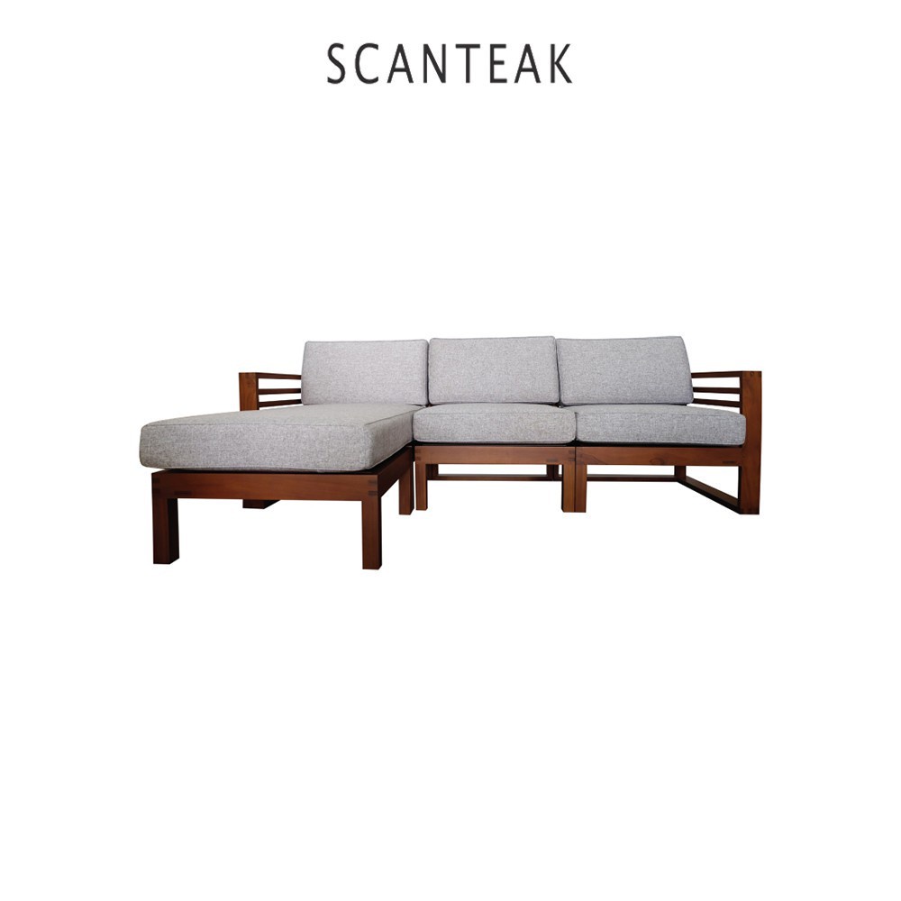 Scanteak Kul L-Shape Sofa - Bulky | Shopee Singapore