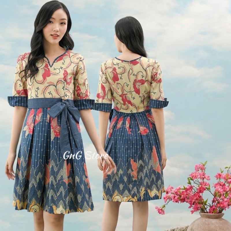 Women s Batik Dress 263 Series Standard modern Women s Batik Jumbo Shopee Singapore