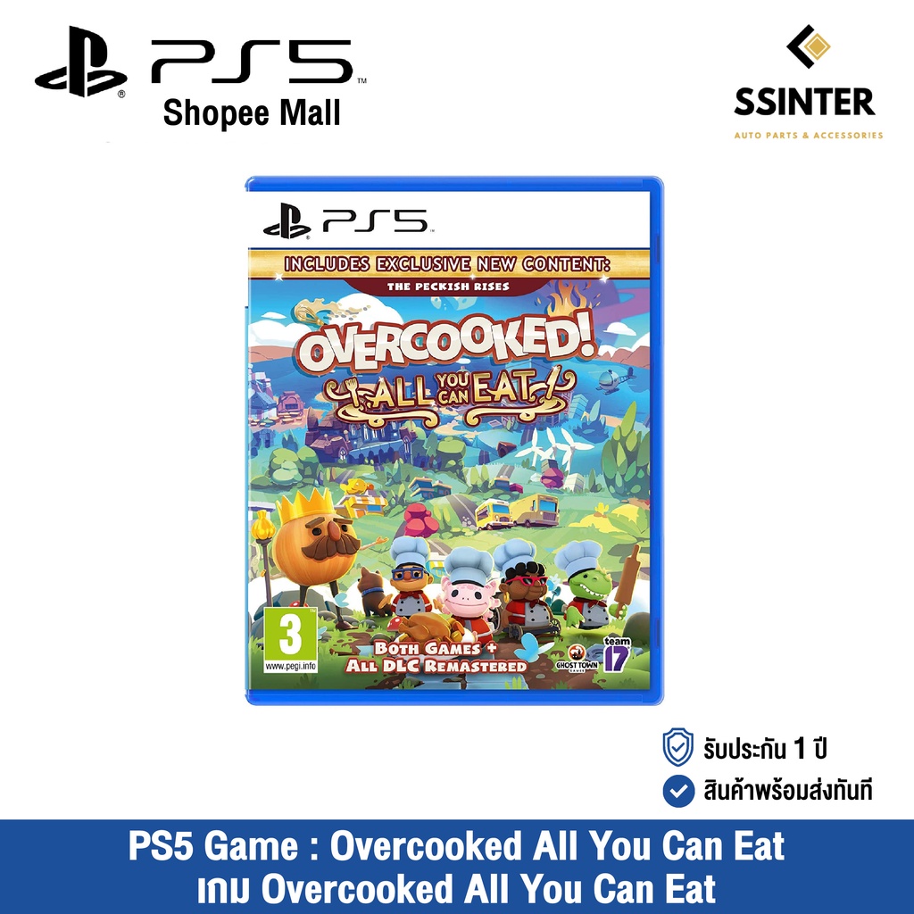 PS5 Game : Overcooked All You Can Eat-Disc (English Version) | Shopee ...