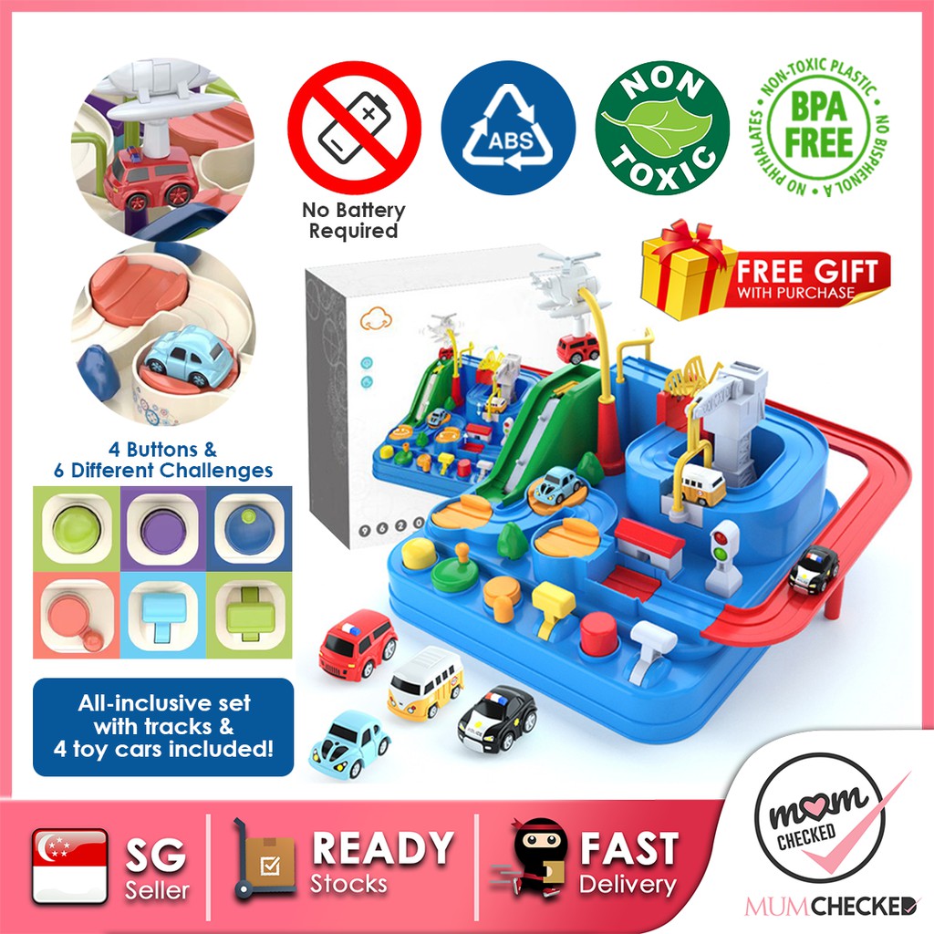 Car Adventure Toy Set Track & Car Play Set Kids Educational Toy Car