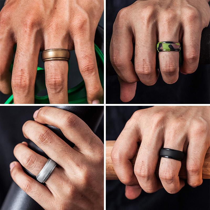 Mens on sale band rings