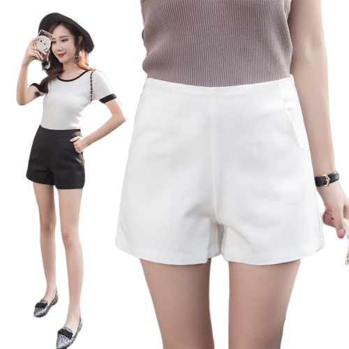 White deals chiffon shorts