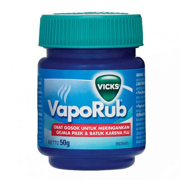 Vicks Vaporup 50 gr / Balsem Menthol / Obat gosok Flu dan Batuk / Balsem untuk Anak - Gambar 2
