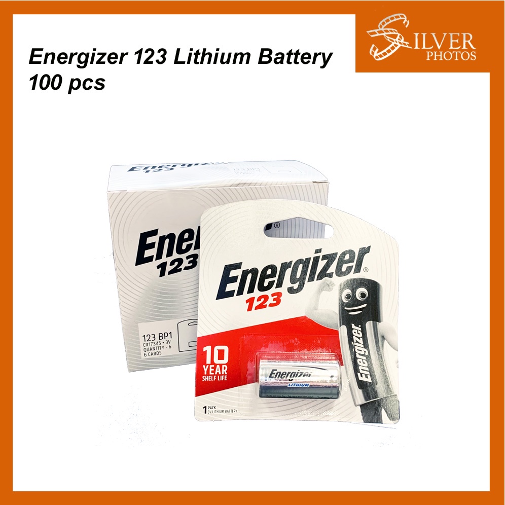 1ctn (60pcs) of Energizer CR123 CR123A Lithium Battery | Shopee Singapore