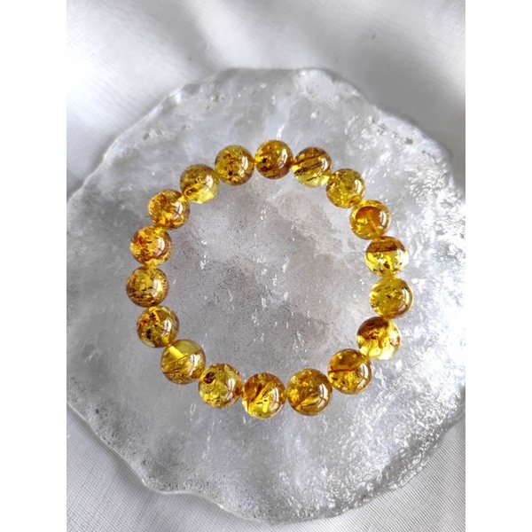 💎 High Grade Flower Amber 💎 11mm | Shopee Singapore