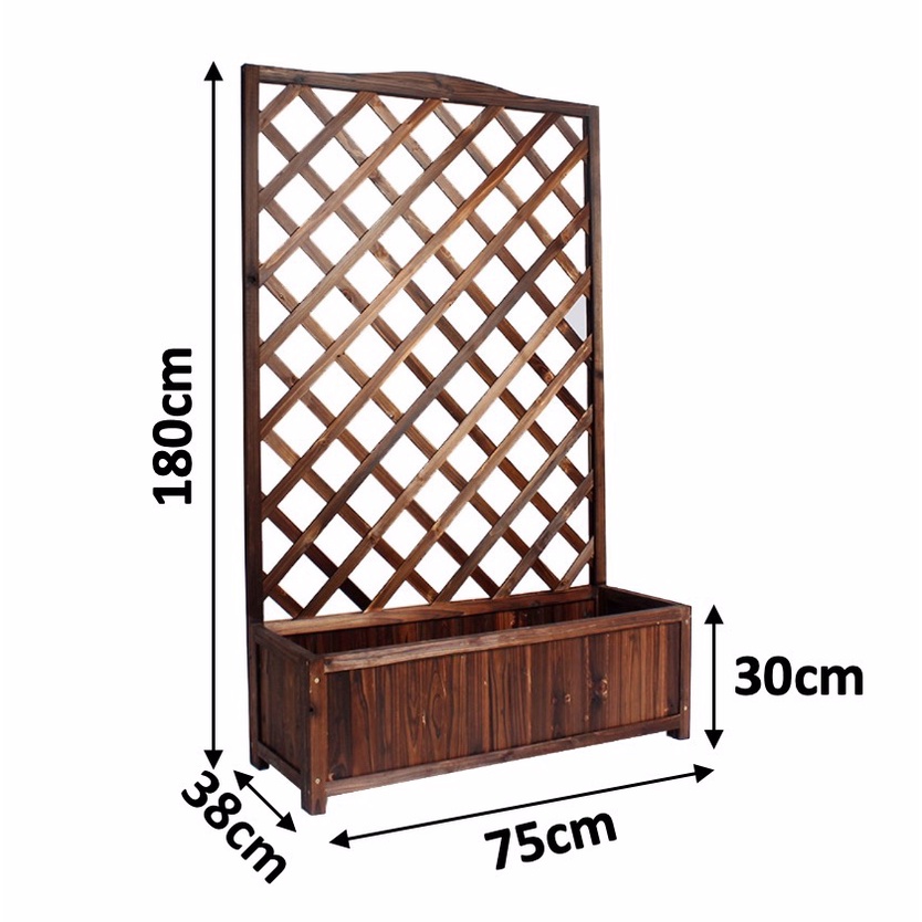 [SG SELLER] Wooden Plant Rack Stand Shelf Bench Trellis Blocker Steps ...