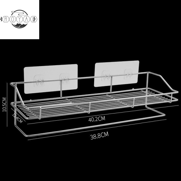 304 Stainless Steel Wall Storage Shelves for Bathroom, No Drilling - China  Customizable, Drain