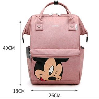 Japan Anello Mickey Mouse canvas tote bagNY3651156