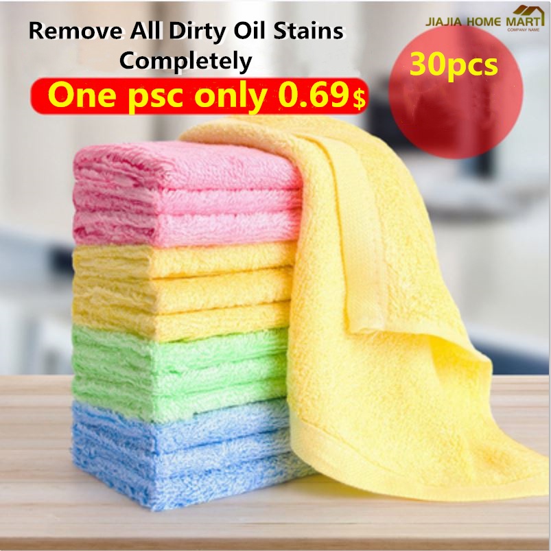 Kitchen Dish Cloth Washing Towel Thick Cleaning Rag kitchen hand towel