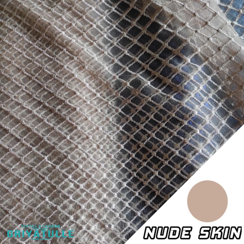 1⁄2meter SQUARE tulle FABRIC (mesh tulle) // Square tile // mesh tile ...
