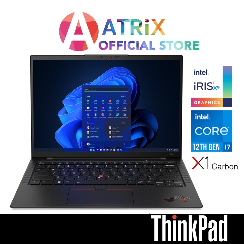 【Express Delivery】ThinkPad X1 Carbon Gen 10 | 21CB00AVSG | 14" FHD+ (1920x1200) | i7-1260P | 32GB RAM |