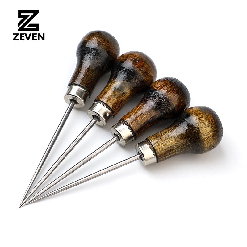 7 Pieces Diy Hand Tools Steel Handle Wire Sewing Hook Hook + Awl Leather  Tools Straight Head Shoes Repair Sewing Machine - Sewing Tools & Accessory  - AliExpress