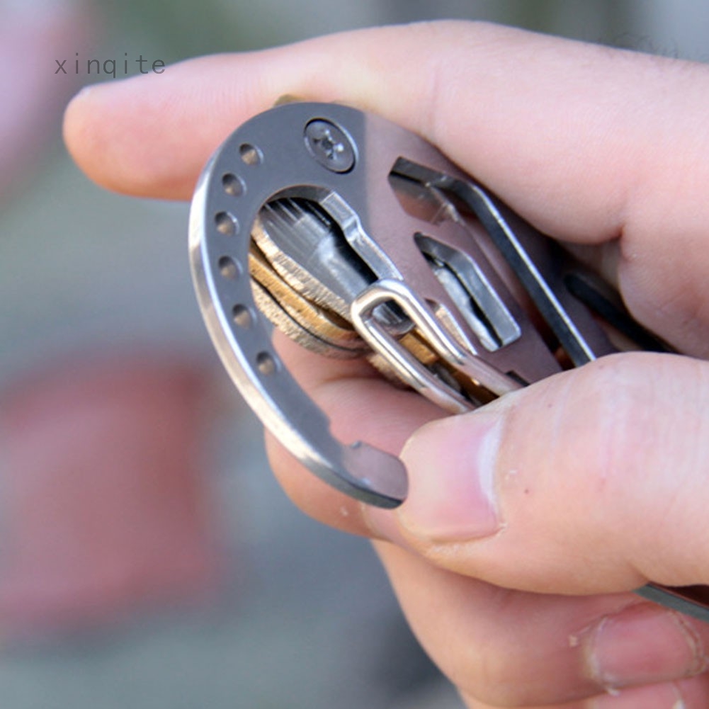 Selling Multifunctional Carabiner Key Organizer Holder Multi Pocket Tool Clip