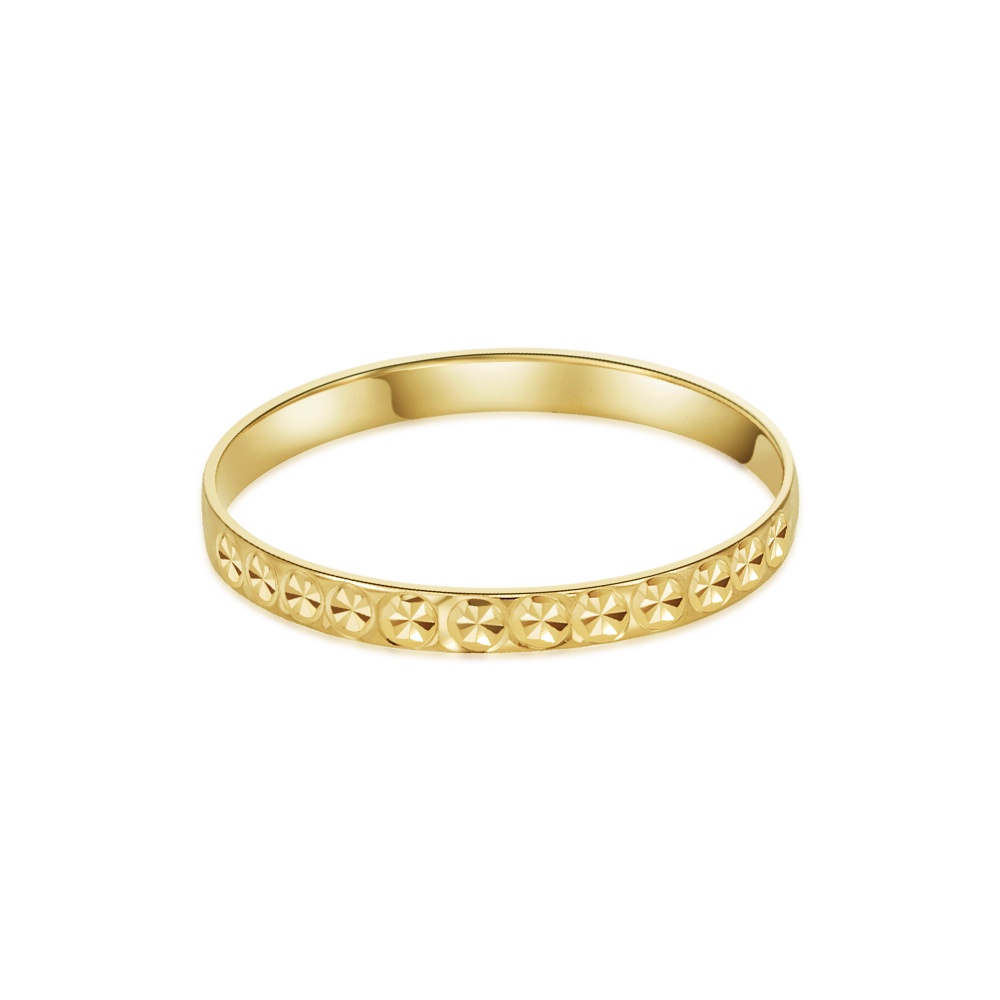 SK Jewellery Circle of Circles 14K Yellow Gold Loca Ring