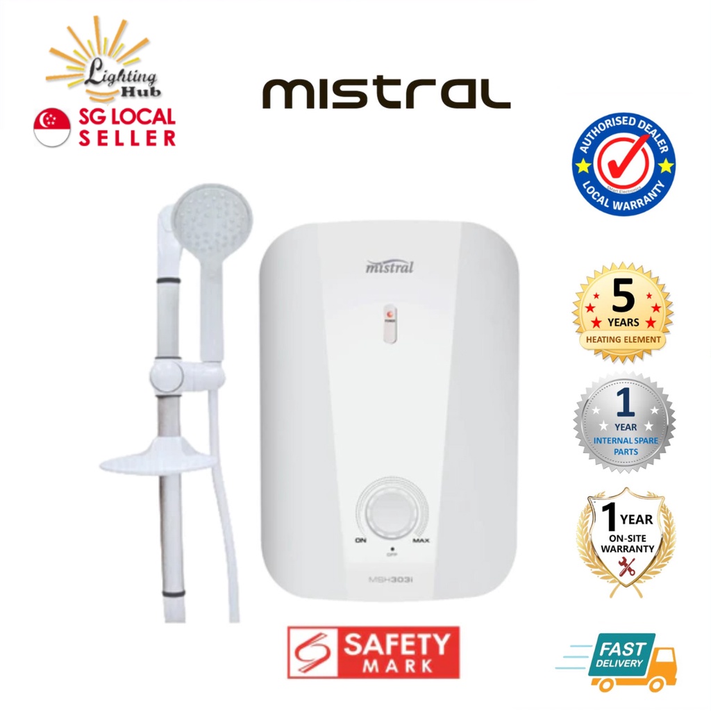 Installation Available] Mistral Instant Shower Heater / Water Heater  [MSH303i] [MSH606] | Shopee Singapore