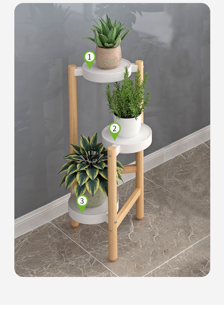 JINSHENG plant rack outdoor flower pot stand pots planters Plant Stand ...