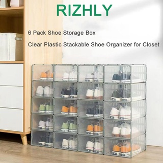 Shoe Storage Box, Clear Plastic Stackable Shoe Organizer for Closet,  Sneaker Containers Bins Holders - China Shoe Storage Boxes and Shoe  Organizer price