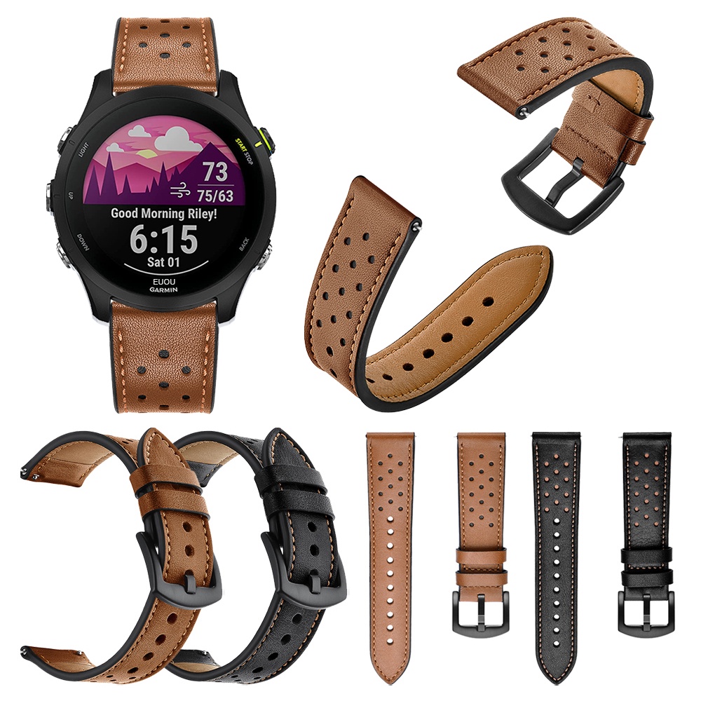 Garmin forerunner 645 leather strap online