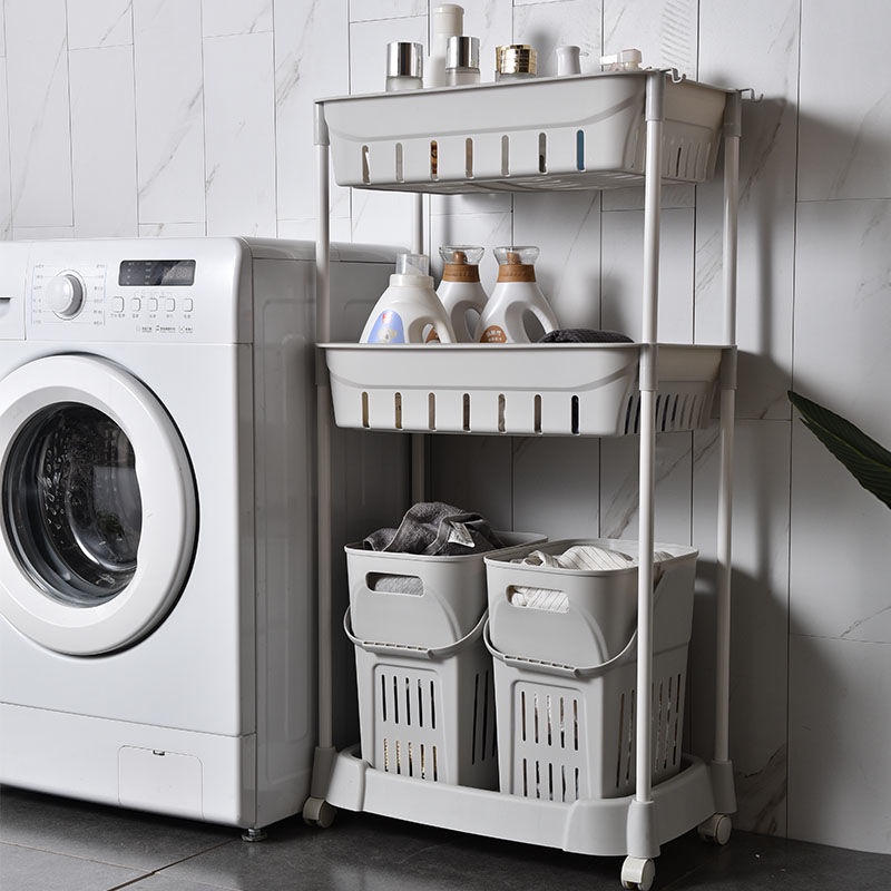 Bathroom Laundry Basket Storage Rack Bathroom Bath Storage Basket ...