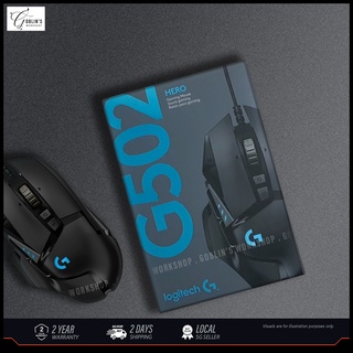 Logitech G502 Hero Wired Gaming Mouse + Yeti Orb RGB Gaming Microphone with  LIGHTSYNC, USB Mic - Black