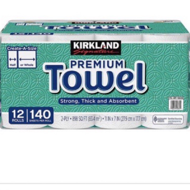 Kirkland Signature Random TearOff Premium Kitchen Towel Shopee Singapore