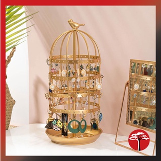 ACACIA Sg Birdcage Japan Jewelry Holder Decor Jewelry Holder Metal Earrings Holder Organiser Gold Jewelry Stand Shopee Singapore