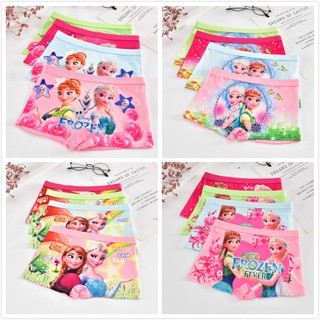 6Pcs/Lot Disney Frozen Elsa Sofia Princess Kids Girls Cotton Briefs Baby  Children Underwear Soft Breathable