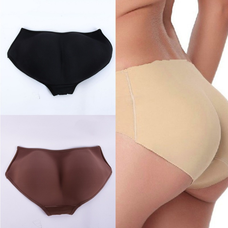 Women Seamless Padded Full Butt Hip Enhancer Panties Shaper
