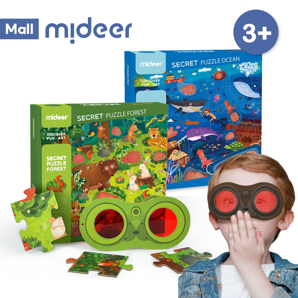 Mideer Secret Puzzle Forest Ocean