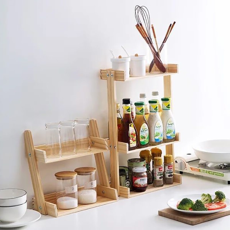 Rambu Kitchen Spice Rack Stacking pantry Multipurpose Food Storage ...
