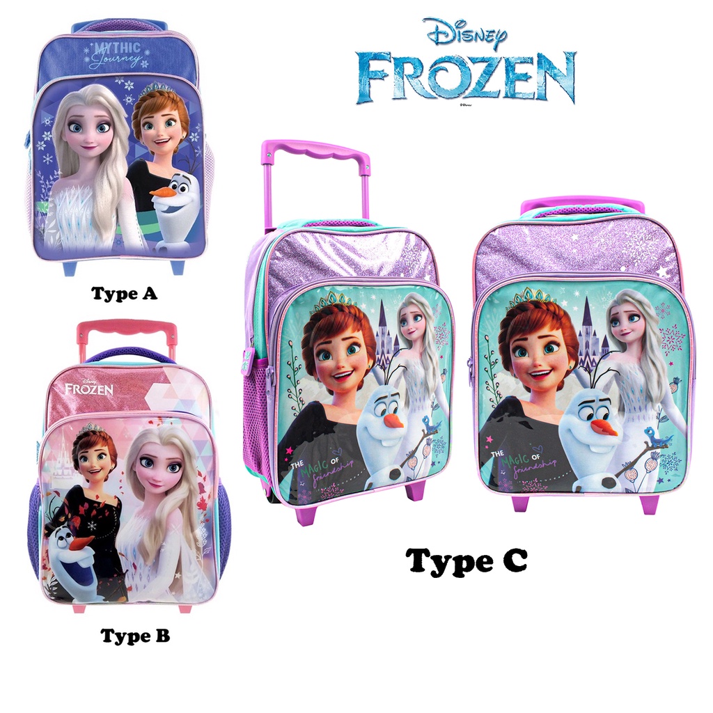 Frozen trolley 2025 school bag