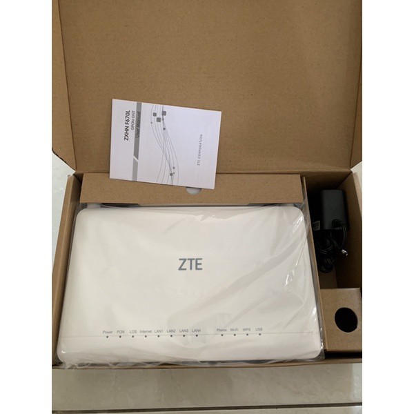 ZTE ZXHN F670L FTTH dual band Wireless WIFI Modem Gigabit GPON | Shopee ...