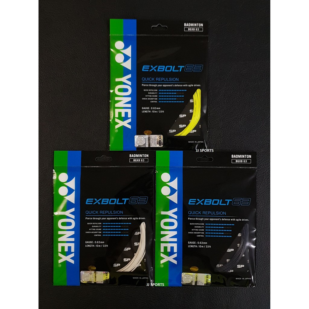 YONEX STRING EXBOLT 63 | Shopee Singapore