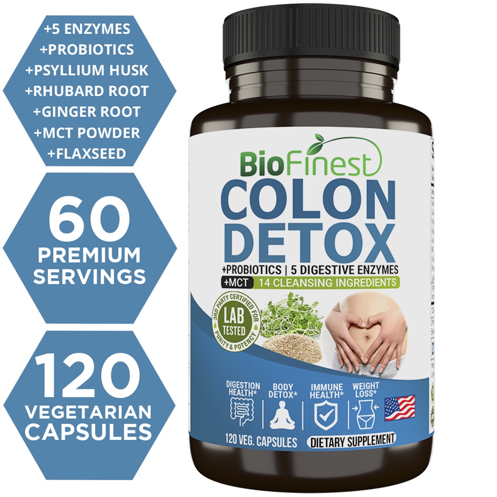 Biofinest Colon Detox Weight Loss Constipation & Bloating Fast Relief