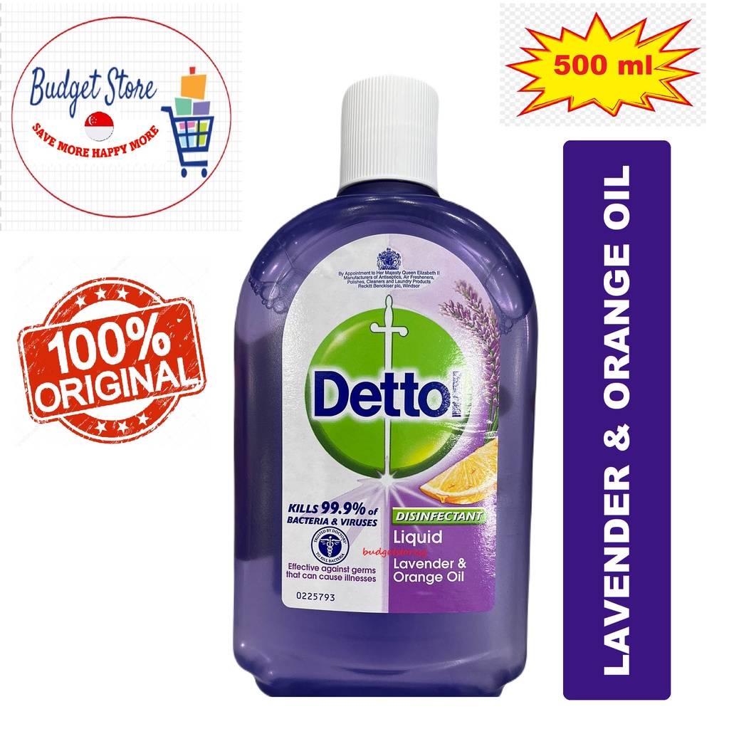 Dettol Disinfectant Liquid Lavender and Orange Oil 500 mL Shopee