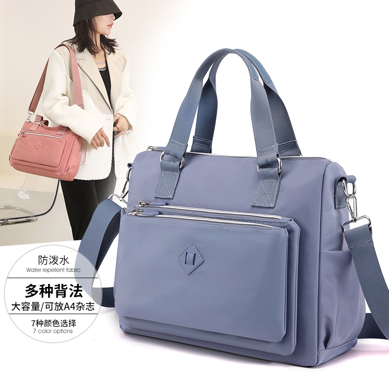 【colorful fox】multi-pocket hand bag for women waterproof  nylon shoulder bag