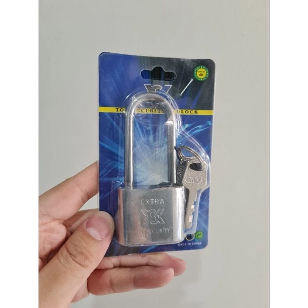 Gembok Putih YSK Anti Maling 30mm 40mm Besi - Gambar 4