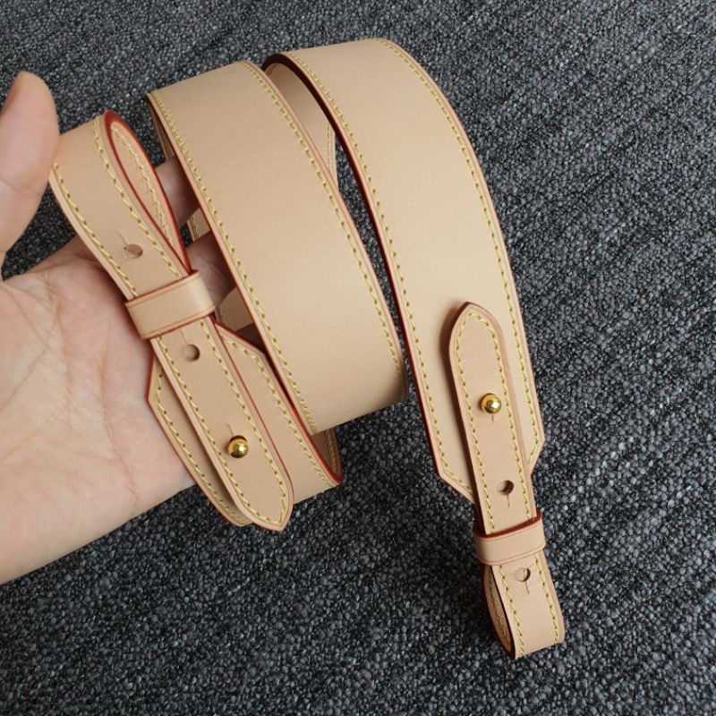 Real calf leather LV replacement bag strap shoulder strap 3.7cm