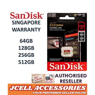 SG] SanDisk Extreme Pro 1TB, 512GB, 256GB, 128GB, 64GB