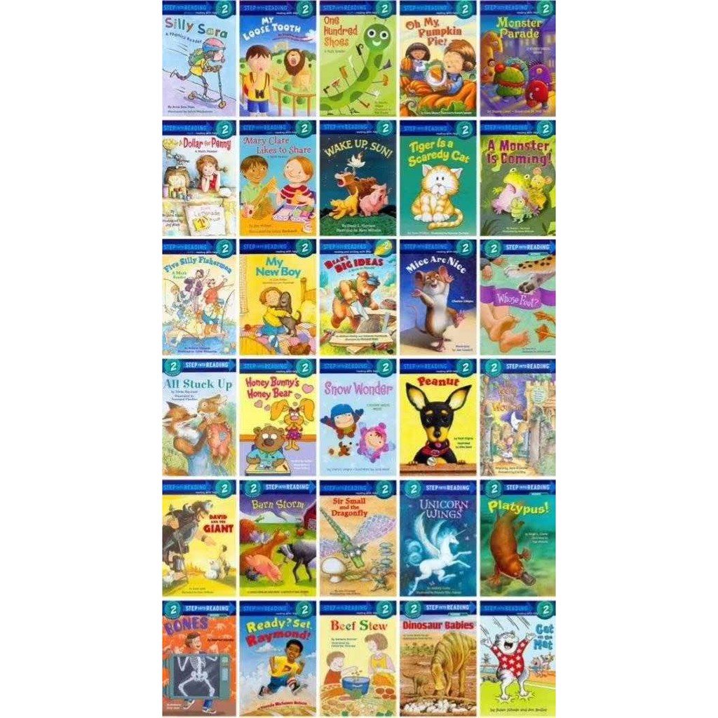 SG Stock] Step into Reading Level 2 (30 Books) | Shopee Singapore