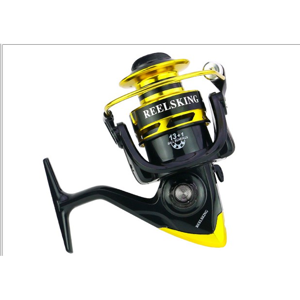 Reelsking Reel Spool Metal 13+1BB One Way Fishing Reel SF 1000-7000 - Gambar 4