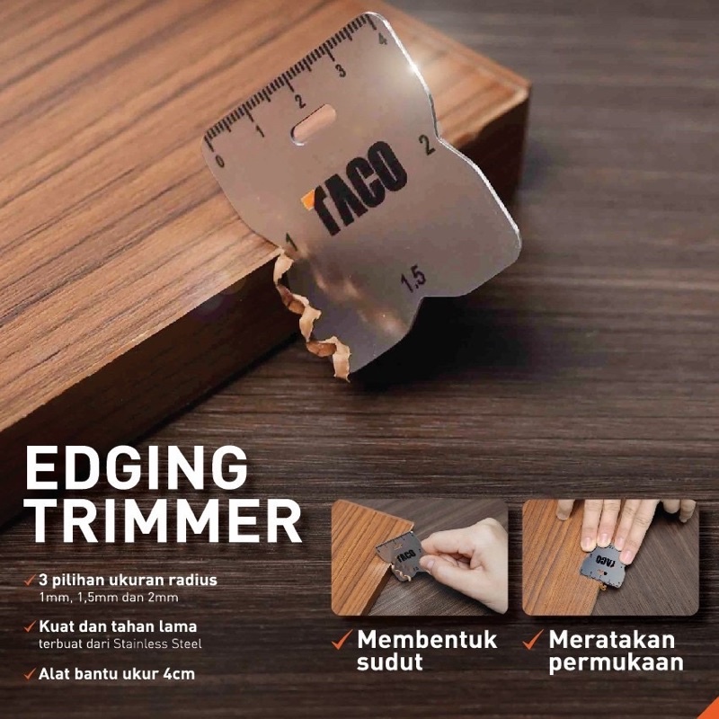 Twin taco brand edging trimmer, hpl edge cutter, angle cutter, trimmer ...