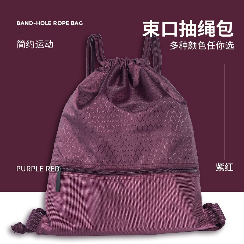 SF♫String Drawstring Back Pack Cinch Sack Gym Tote Bag School Sport ...